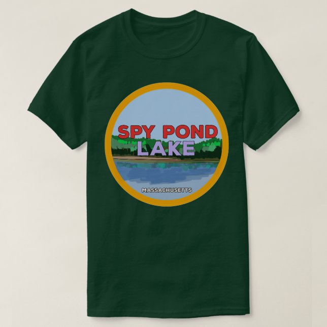 Camiseta Spy Pond Massachusetts (Diseño del anverso)