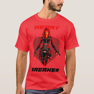 Camiseta Spy Woman Heart Breaker Variante de color completo