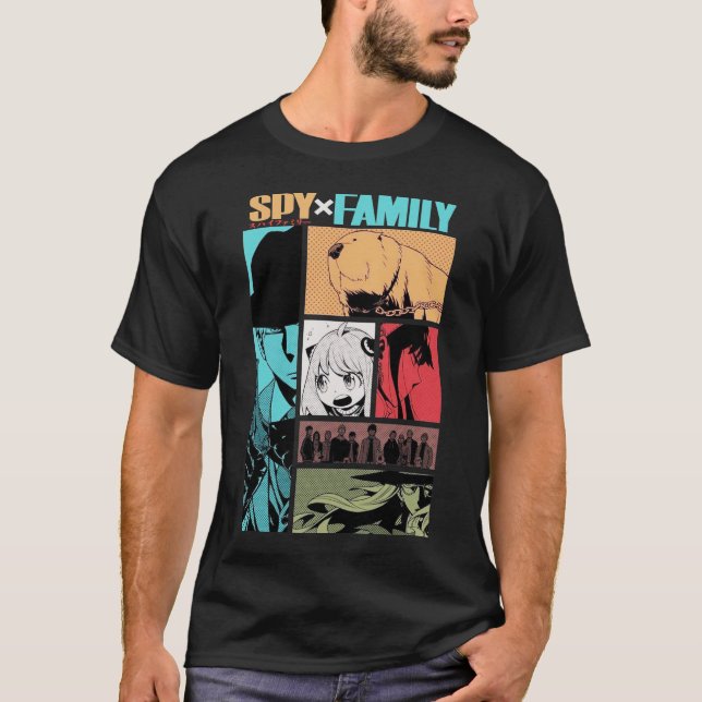 Camiseta Spy x Family Forger Family Men's Basic T-Shirt (Anverso)