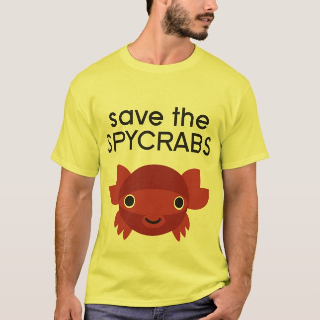 Camiseta Spycrab ROJO (Anverso)