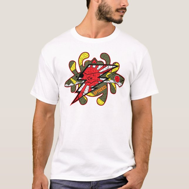 Camiseta Spyderco Knives Kamikaze Zero  (Anverso)