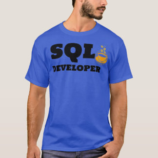 Camiseta SQL Developer y Coffee