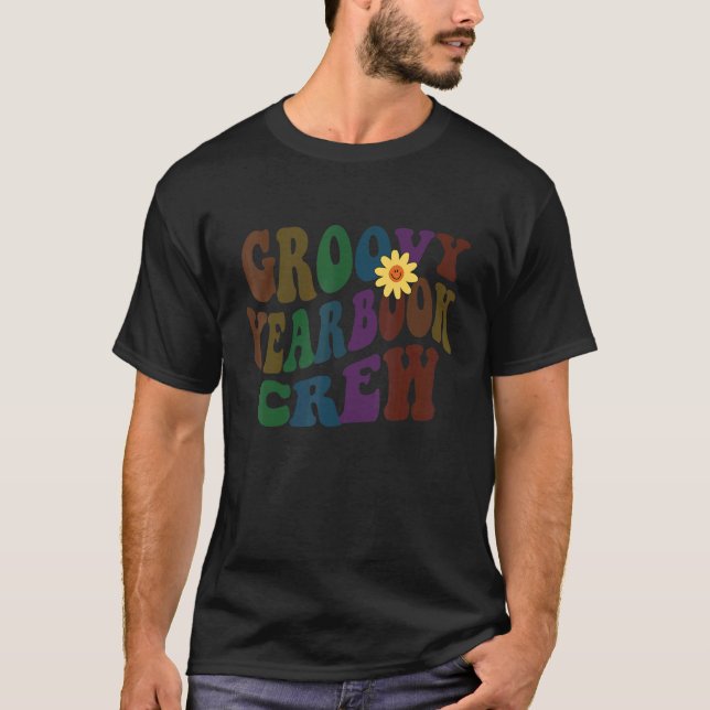 Camiseta Squa del editor de publicaciones retro GROOVY YEAR (Anverso)