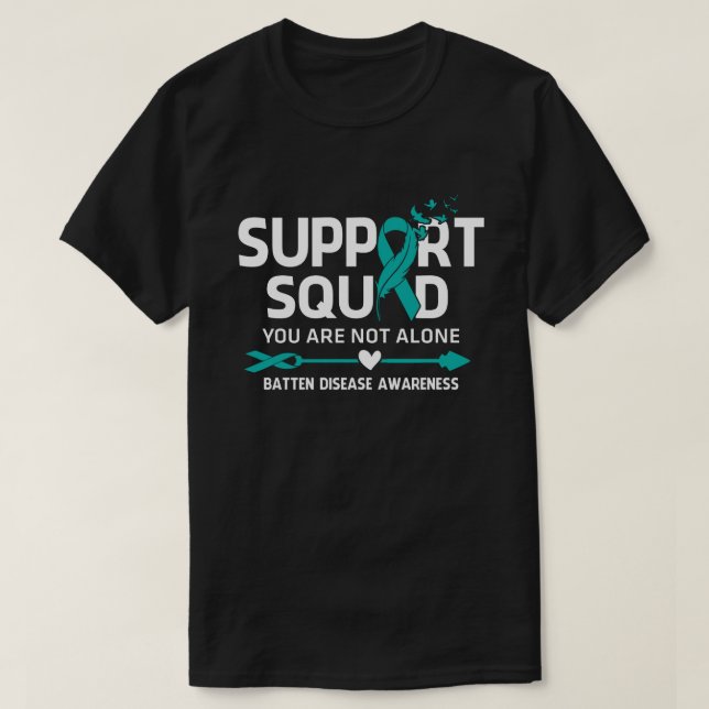 Camiseta Squad Batten de apoyo a guerreros (Diseño del anverso)