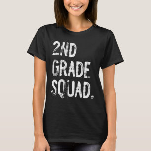 Camiseta Squad de 2do Grado De Vuelta Al Colegio Estudiante