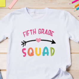 Camiseta Squad de 5to Grado Escolar