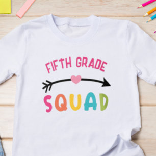 Camiseta Squad de 5to Grado Escolar