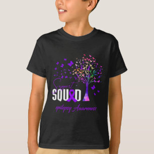 Camiseta Squad De Apoyo Para La Conciencia De La Epilepsia