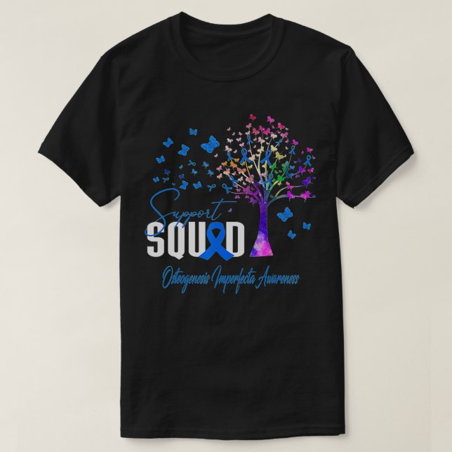 Camiseta Squad De Apoyo Para Osteogénesis Awarenes Imperfec (Diseño del anverso)