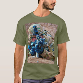 Camiseta SQUAD DE COMBAT DE EE. UU. - Paracaidista en el ai