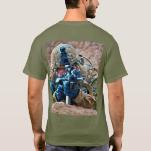 Camiseta SQUAD DE COMBAT DE EE. UU. - Paracaidista en el ai