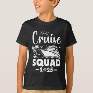 Camiseta Squad de Crucero 2025 Vacaciones Familiares Combin