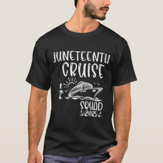 Camiseta Squad de crucero del día de Juneteenth 2025 Día fe