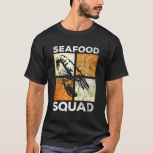 Camiseta Squad De Mariscos Elegante Lobster Comedor Chef
