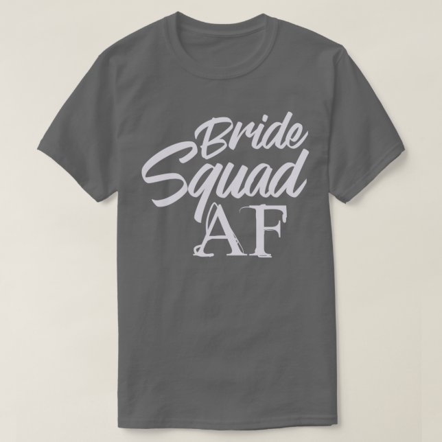 Camiseta Squad de Novia Fiesta de Despedida de Soltera Boda (Diseño del anverso)