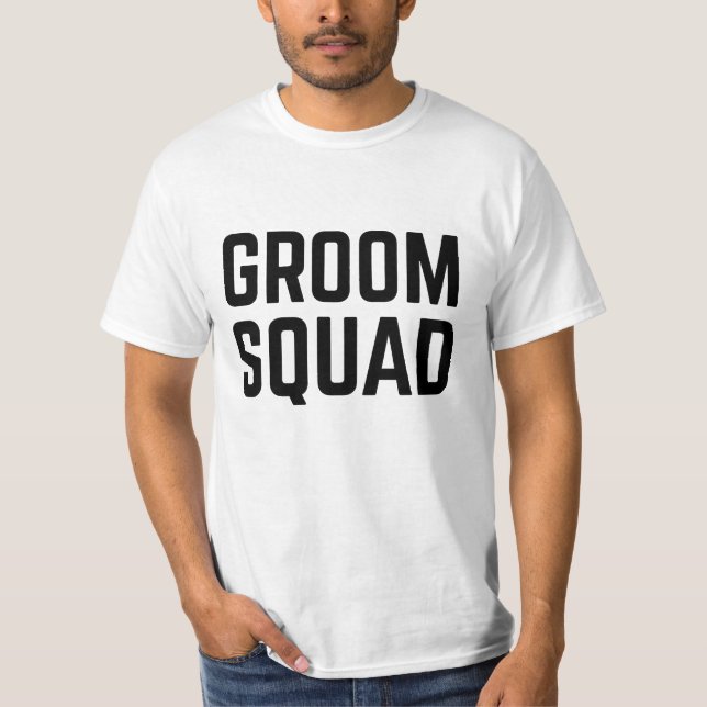 Camiseta Squad del novio (Anverso)