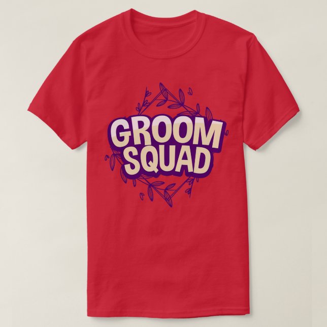 Camiseta Squad del Novio 2 (Diseño del anverso)