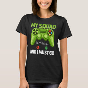 Camiseta Squad Gaming Battle Gamer Videojuegos Son Brother