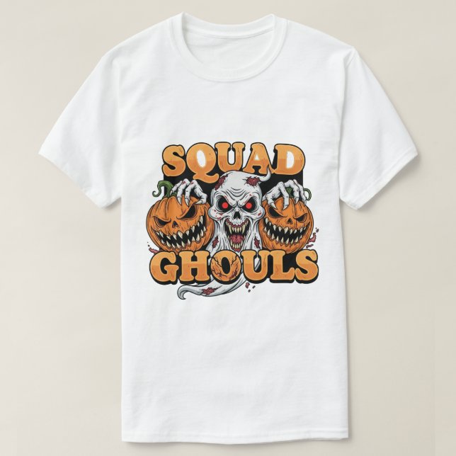 Camiseta Squad Ghouls Halloween (Diseño del anverso)
