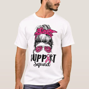 Camiseta Squad Messy Bun Guerrero Rosa Awarene contra el cá