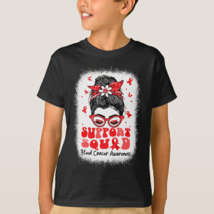 Camiseta Squad Messy Bun mariposa Mariposa Cinta roja
