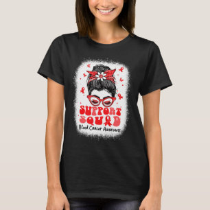 Camiseta Squad Messy Bun mariposa Mariposa Cinta roja