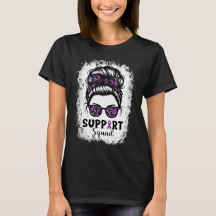 Camiseta Squad Messy Bun Purple Warrior