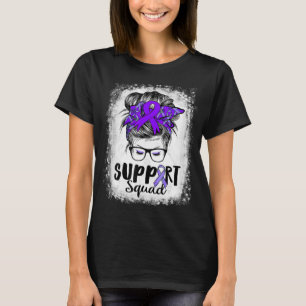 Camiseta Squad Messy Bun Purple Warrioror Epilepsy A