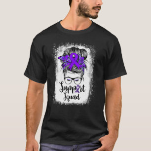 Camiseta Squad Messy Bun Purple Warrioror Epilepsy A