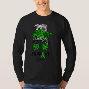 Camiseta Squad Messy Bun Warrior Scoliosis Awarenes