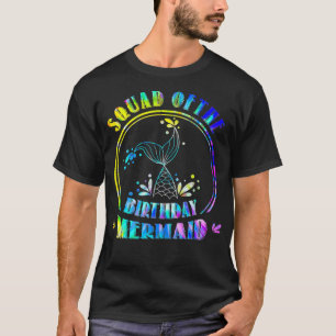 Camiseta Squad Of The Birthday Mermaid Matching Family 1