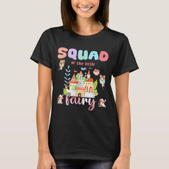 Camiseta Squad Of The Little Fairy 1st Birthday Girl Fairyt (Anverso)