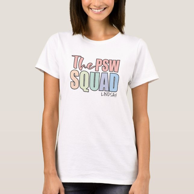 Camiseta SQUAD PSW personalizada (Anverso)