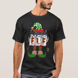 Camiseta Squad Santa Elf Funny Matching Navidades Pajama 20
