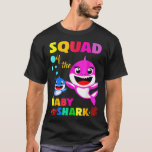 Camiseta Squad Shark Squad Shark Family Mother's Day<br><div class="desc">Squad Shark Squad Shark Family Mother's Day</div>