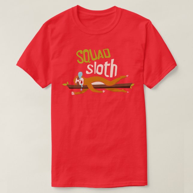 Camiseta Squad Sloth (Diseño del anverso)