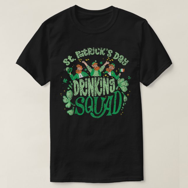 Camiseta Squad St Patricks Day Bir (Diseño del anverso)