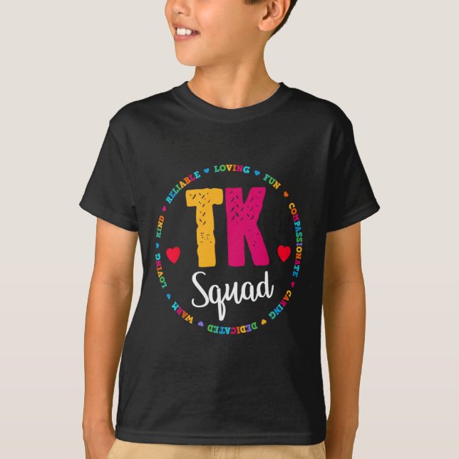 Camiseta Squad Tee - Equipo de profesores de guardería de t (Anverso)