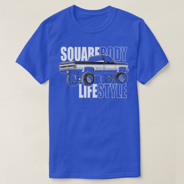 Camiseta Square body Lifestyle, Squarebody C10, Classic C10 (Diseño del anverso)