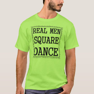 Camiseta Square dance real de los hombres