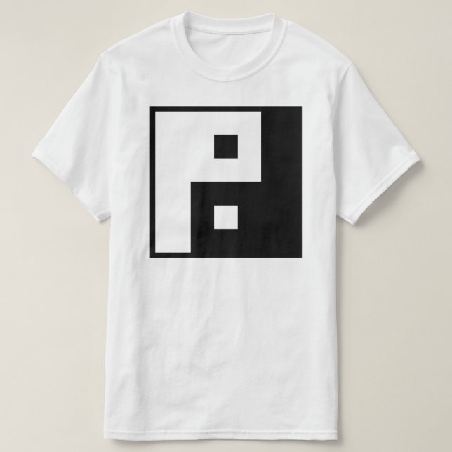 Camiseta Square Yin Yang (Diseño del anverso)