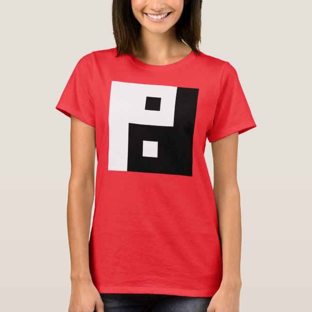 Camiseta Square Yin Yang (Anverso)