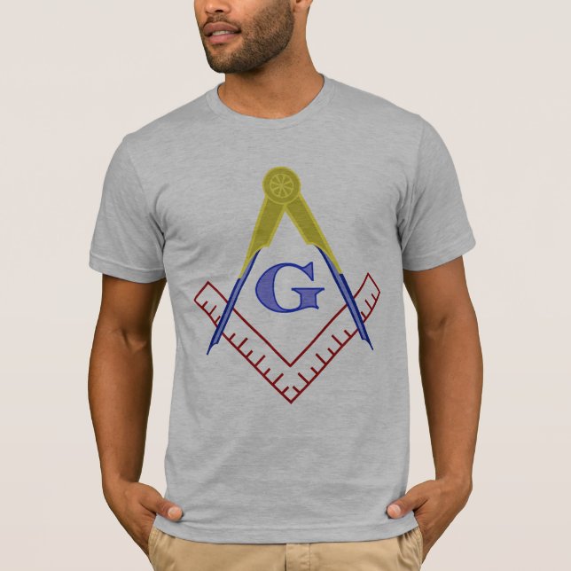 Camiseta SquareandCompassColour (Anverso)