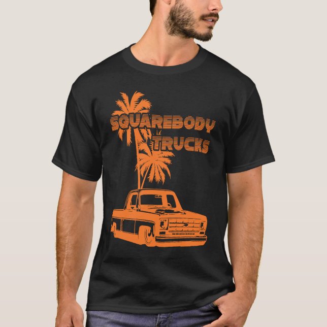Camiseta Squarebody Truck dropped slammed Square Body Lowri (Anverso)