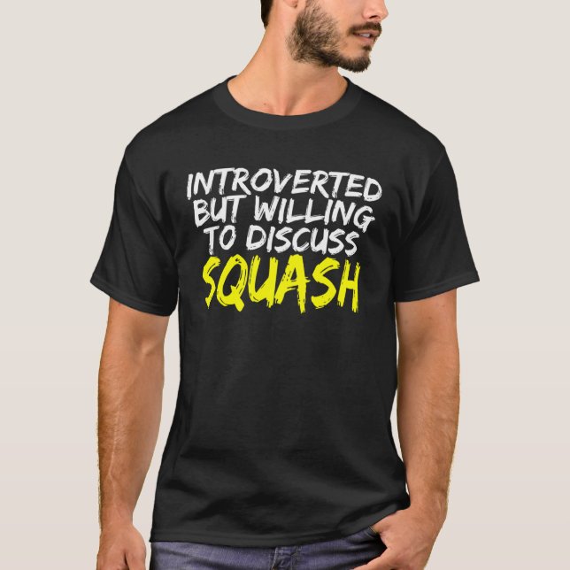 Camiseta Squash Coach  Squash Saying Squash Player (Anverso)
