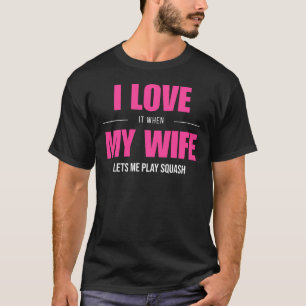 Camiseta Squash Love Tee - Rally Love and Laughter with I L