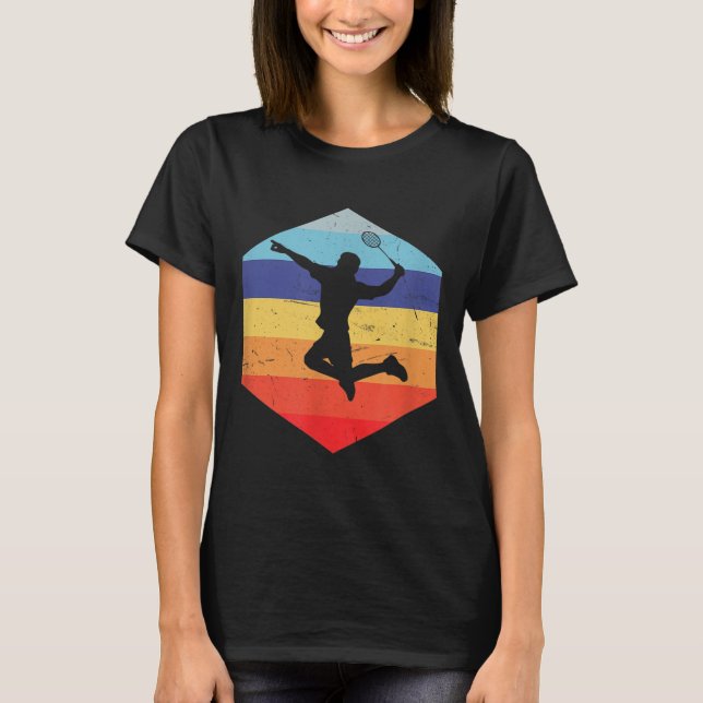 Camiseta Squash Mens Badminton Player (Anverso)