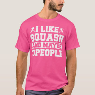 Camiseta Squash Player Racket Ball Coche Intro