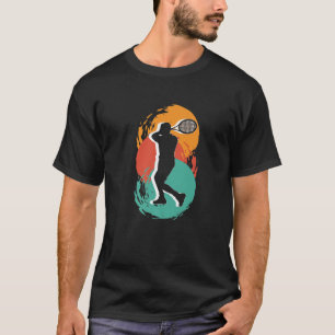 Camiseta Squash Player Racket Match Tenis In-door Ball