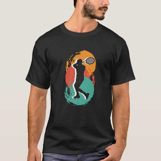 Camiseta Squash Player Racket Match Tenis In-door Ball (Anverso)